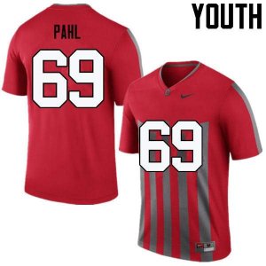 Youth Ohio State Buckeyes #69 Brandon Pahl Throwback Nike NCAA College Football Jersey January EPX6444DM